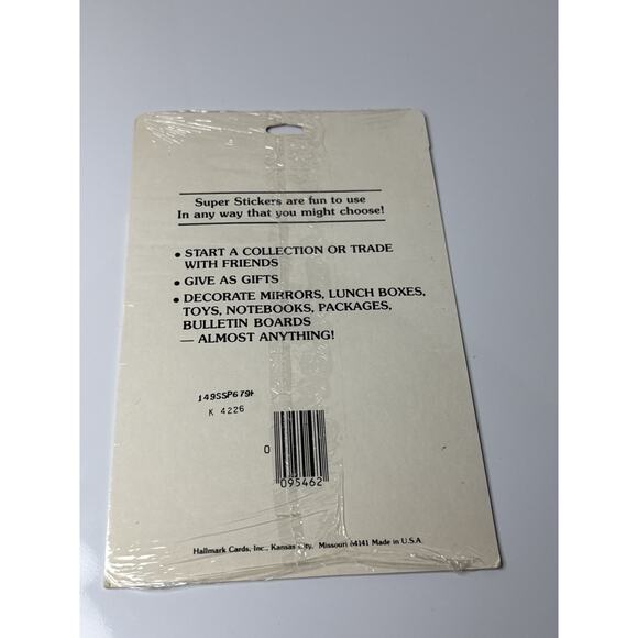 MINT NOS 1983 Hallmark Scratch ’N Sniff Stickers - Strawberry Scent/Theme - Picture 2 of 14